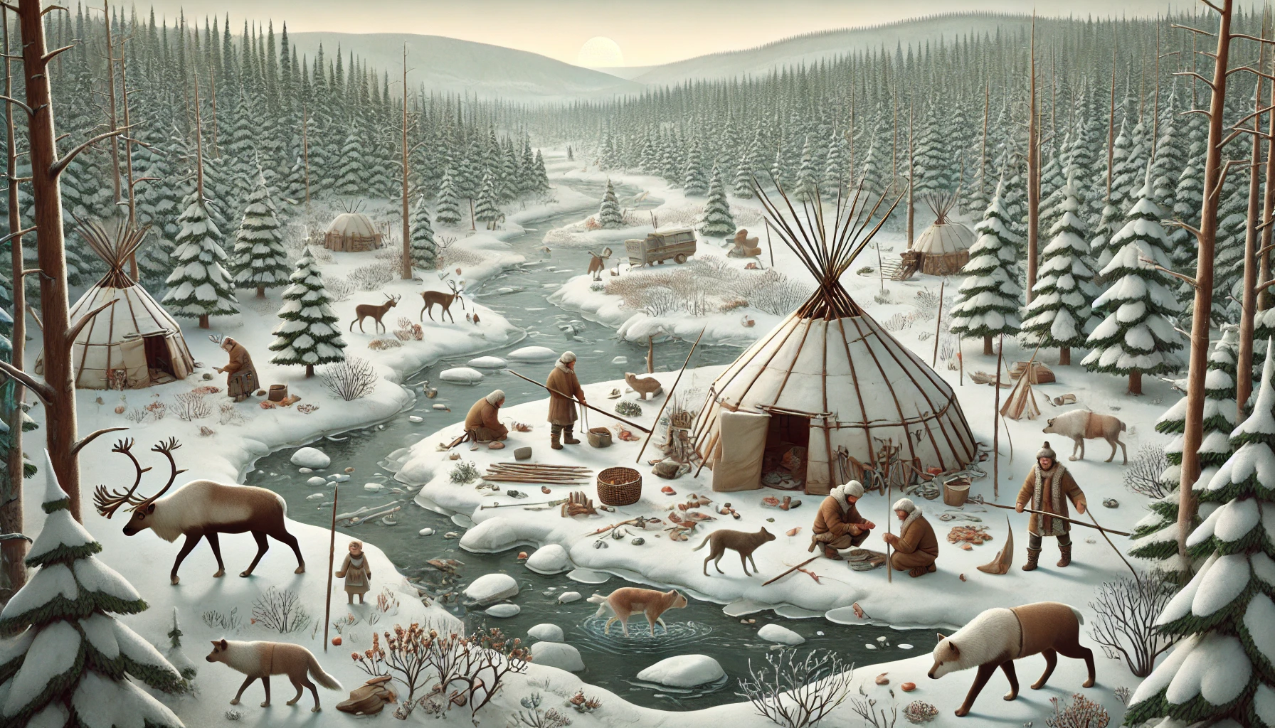 Kolyma River Taiga Hunters